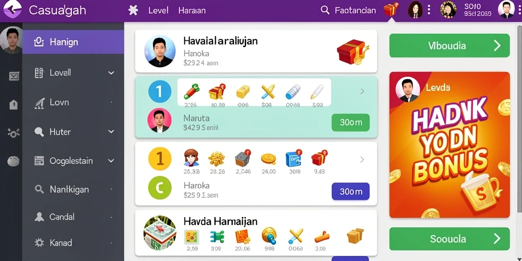 Tampilan antarmuka yang sederhana dan menarik.