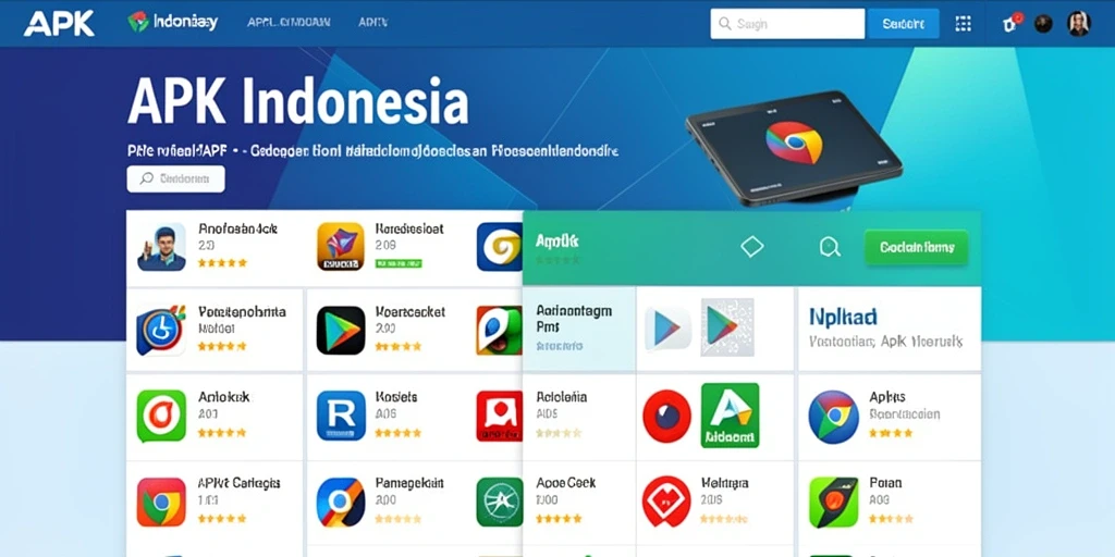 Tampilan home screen yang menarik perhatian pengguna.