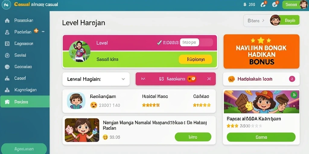 Tampilan utama HOKIBONUS yang menarik dan intuitif.