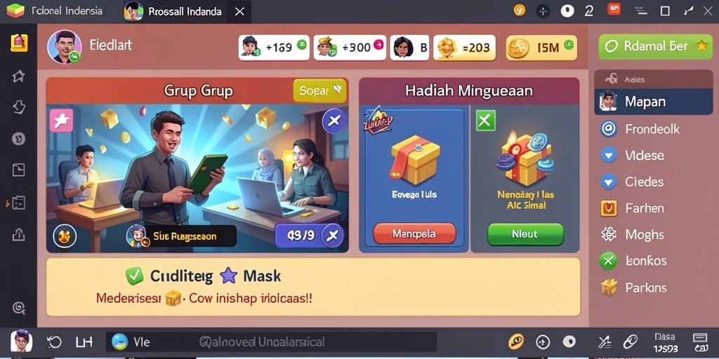 Tampilan antarmuka yang menarik dan mudah dinavigasi.