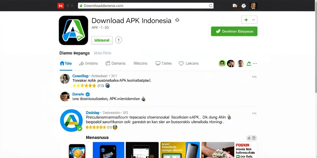 Tampilan antarmuka yang intuitif dan menarik.