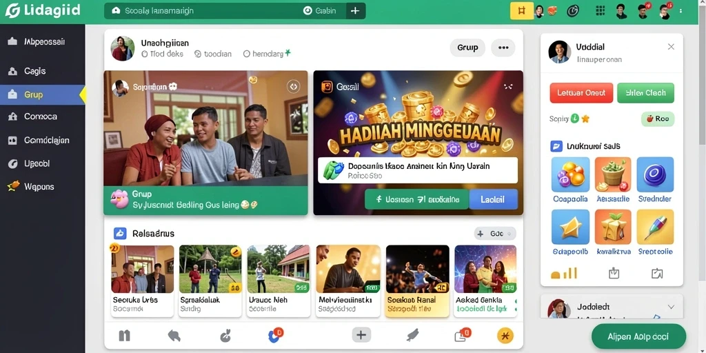 Tampilan antarmuka yang sederhana dan menarik.