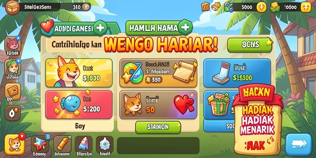Tampilan antarmuka yang menarik dan user-friendly.