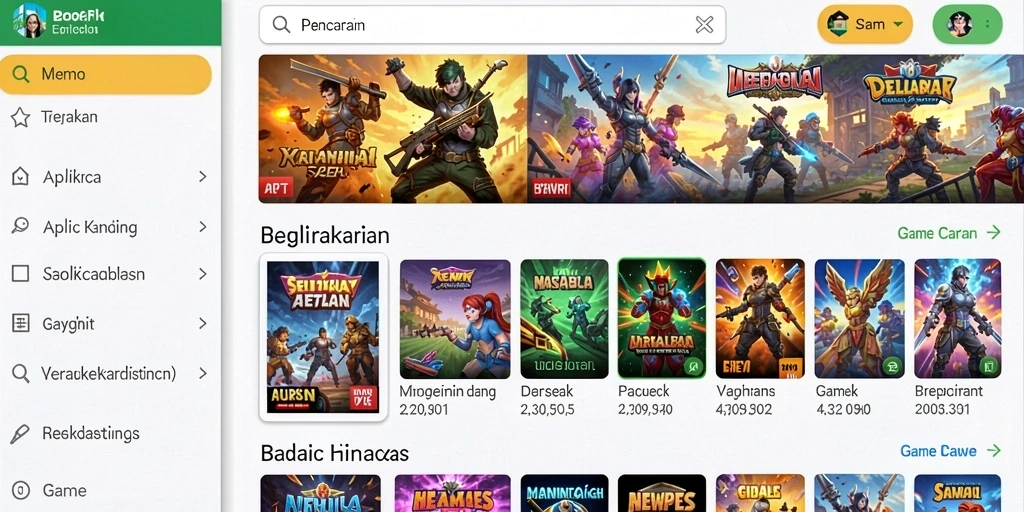 Tampilan antarmuka yang menarik dan mudah digunakan.