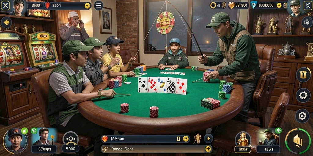 Tampilan utama V21 yang menawan dan intuitif.